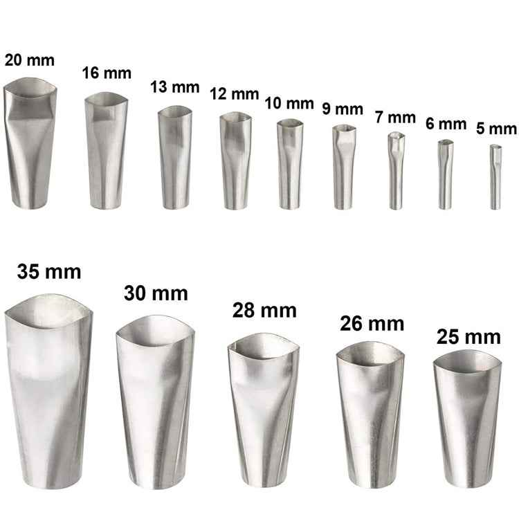 32 PCS / Set Metal Scraper Nozzle Application Polishing Grout Scraping Beauty Sewing Tools