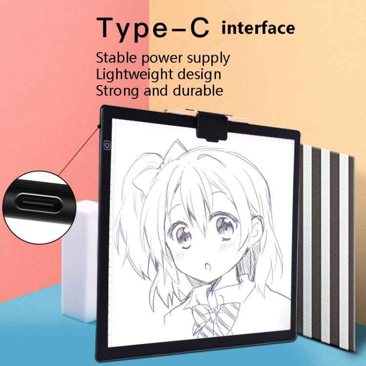 A3-D36 Magnetic Absolute LED Copy Station Soft Eye Protection Edging Calligraphy Copy Of The Painting Plate