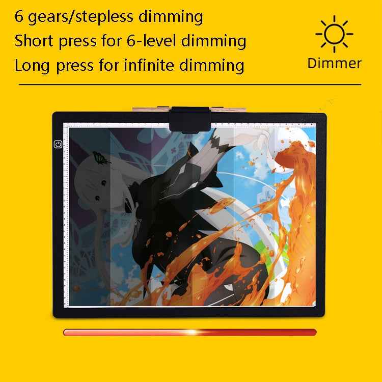 A3-D36 Magnetic Absolute LED Copy Station Soft Eye Protection Edging Calligraphy Copy Of The Painting Plate