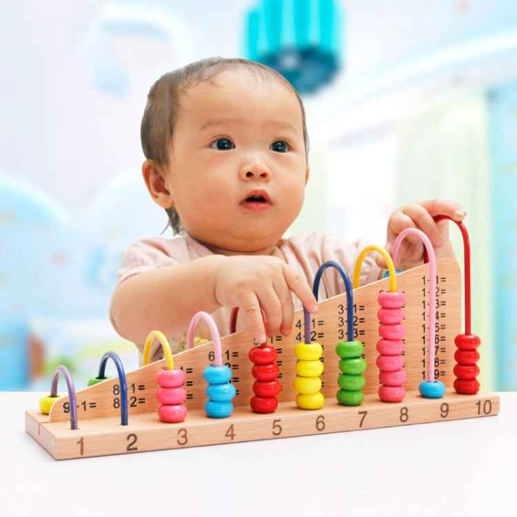 Wooden Children Bead Calculation Frame Multi-Function Early Education Teaching Aids Mathematical Addition And Subtraction Learning Toys