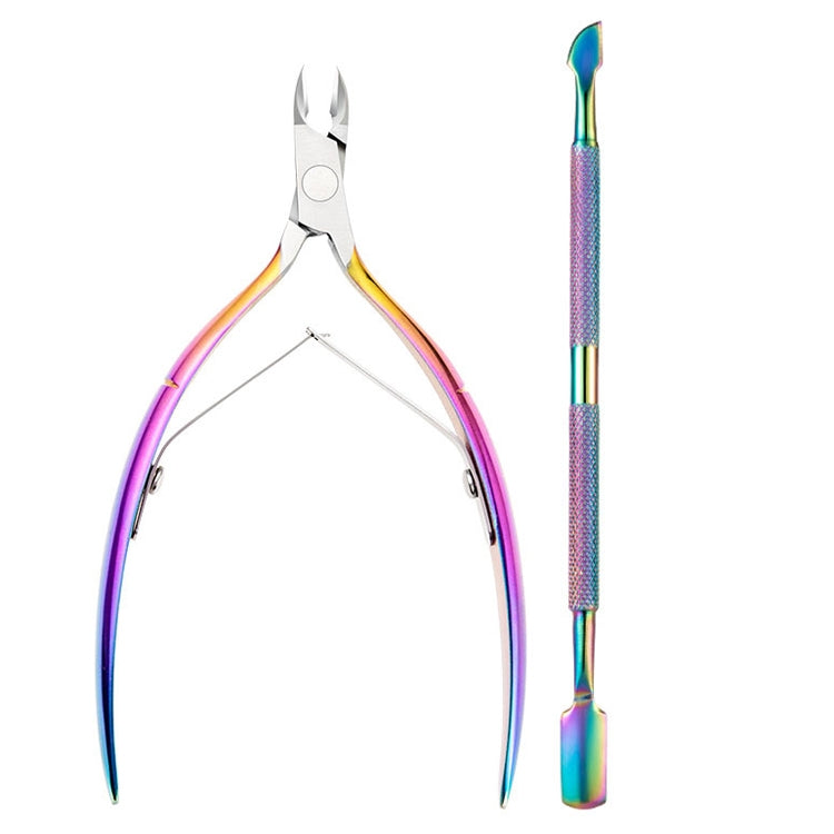 FABIYAN Stainless Steel Dead Skin Shear Steel Push Nail Art Tool Set, Specification: Set 3, Set 1, Set 2, Set 3, 3 Sets-Set 4, Set 5, Set 6, Set 7, Set 8, Set 9, Set 11, Set 12, Set 13, Set 14, Set 15, Set 16