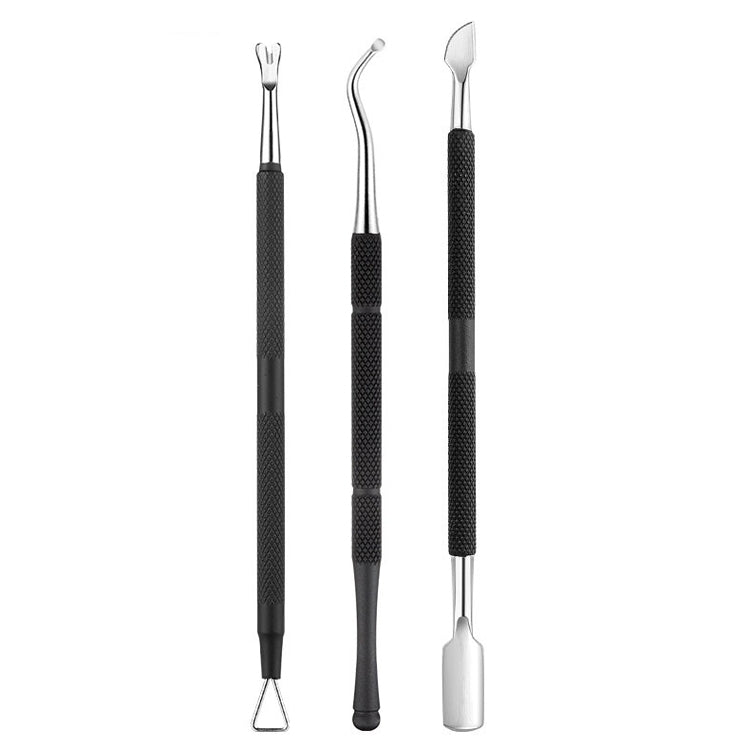 FABIYAN Stainless Steel Dead Skin Shear Steel Push Nail Art Tool Set, Specification: Set 3, Set 1, Set 2, Set 3, 3 Sets-Set 4, Set 5, Set 6, Set 7, Set 8, Set 9, Set 11, Set 12, Set 13, Set 14, Set 15, Set 16