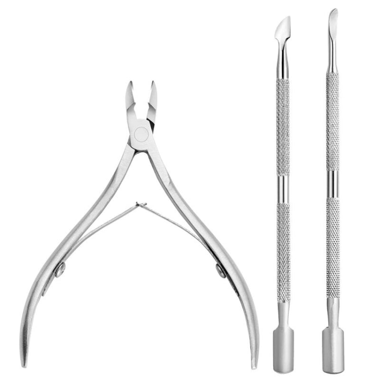 FABIYAN Stainless Steel Dead Skin Shear Steel Push Nail Art Tool Set, Specification: Set 3, Set 1, Set 2, Set 3, 3 Sets-Set 4, Set 5, Set 6, Set 7, Set 8, Set 9, Set 11, Set 12, Set 13, Set 14, Set 15, Set 16