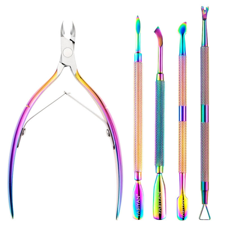 FABIYAN Stainless Steel Dead Skin Shear Steel Push Nail Art Tool Set, Specification: Set 3, Set 1, Set 2, Set 3, 3 Sets-Set 4, Set 5, Set 6, Set 7, Set 8, Set 9, Set 11, Set 12, Set 13, Set 14, Set 15, Set 16
