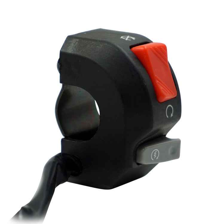 2 PCS Motorcycle Modified Faucet Extinguished Start Switch