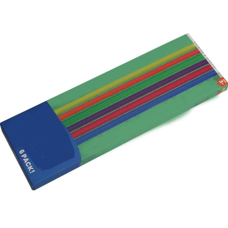 10 PCS Environmental Protection Round Head TPR Decompression Soft Rubber Noodle Rope, Random Color Delivery