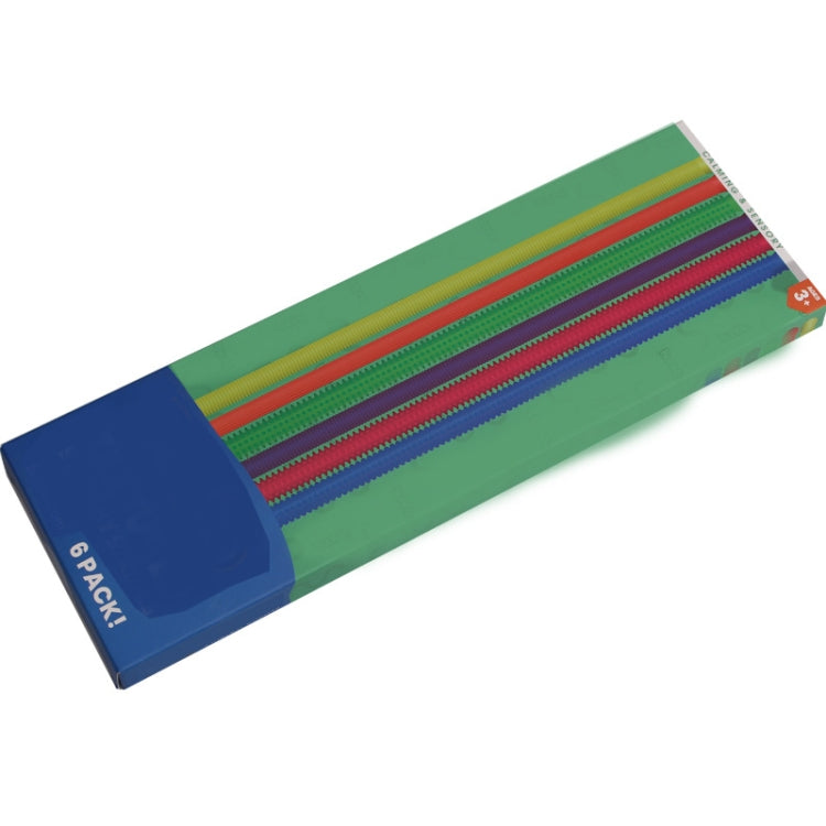 10 PCS Environmental Protection Round Head TPR Decompression Soft Rubber Noodle Rope, Random Color Delivery, 10 PCS