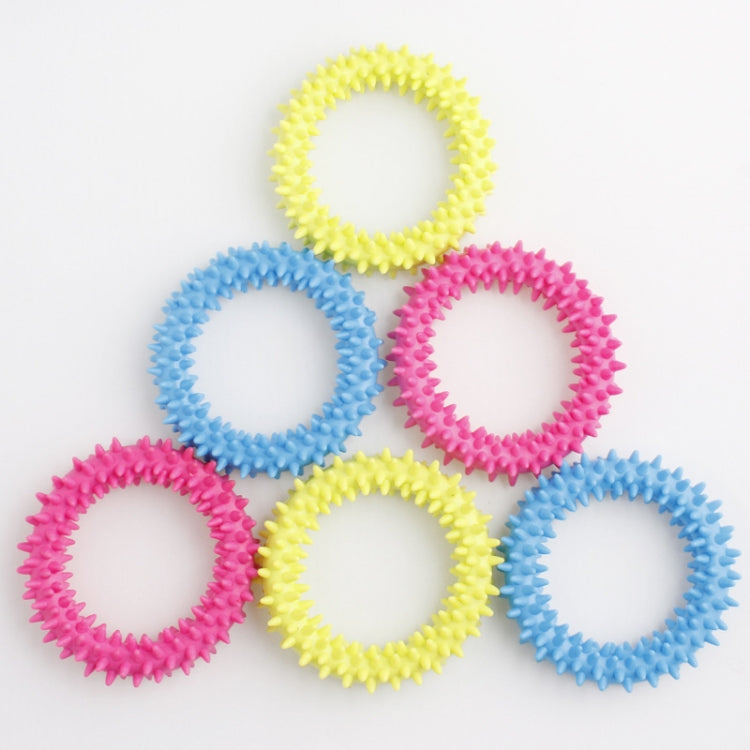 10 PCS Spiked Sensory Decompression Ring Toy Decompression Chain, Random Colour Delivery, Spiked Sensory Decompression