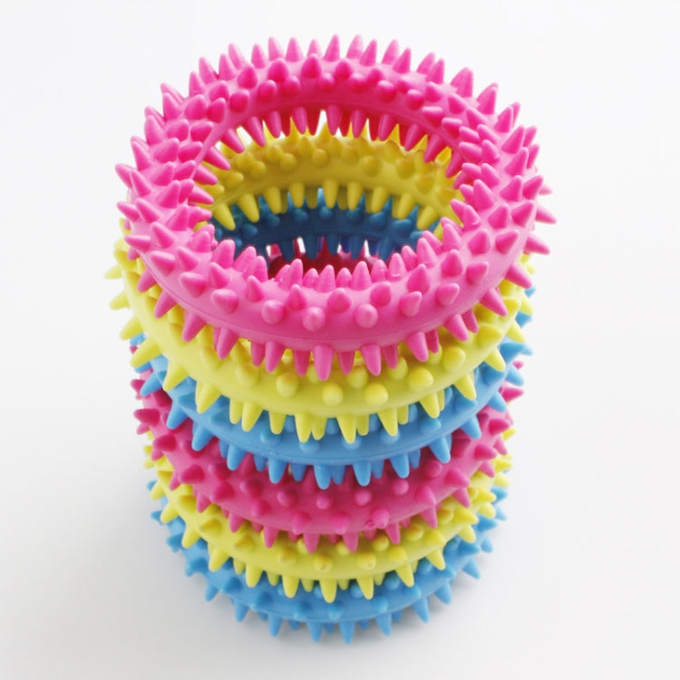 10 PCS Spiked Sensory Decompression Ring Toy Decompression Chain, Random Colour Delivery, Spiked Sensory Decompression
