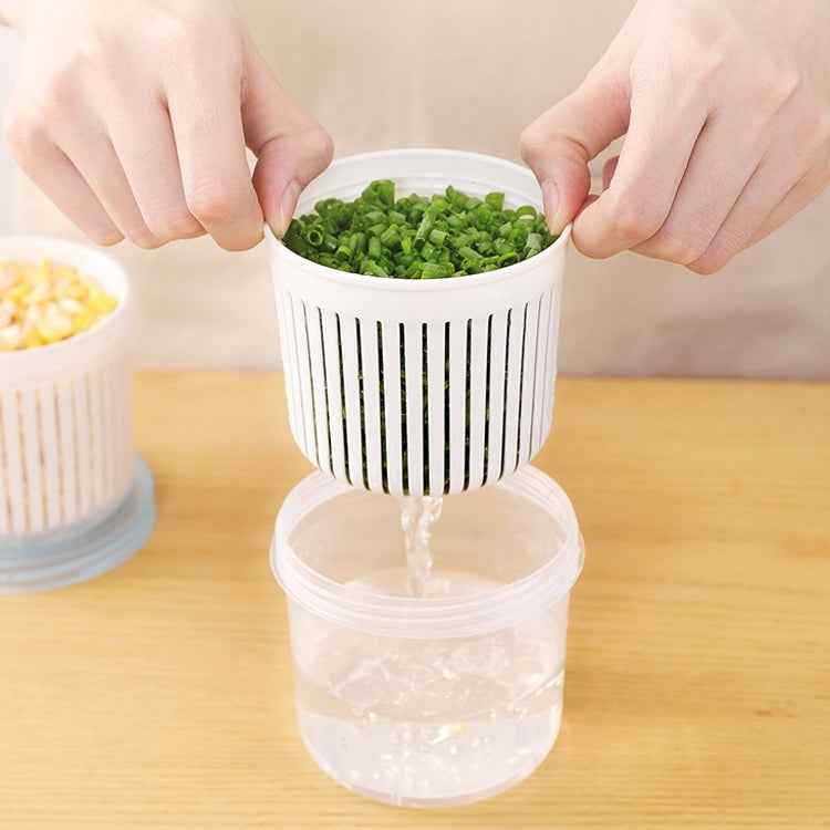 Onion Ginger Garlic Drainage Storage Box Kitchen Vegetable Plastic Storage Box Refrigerator Seal Storage Box