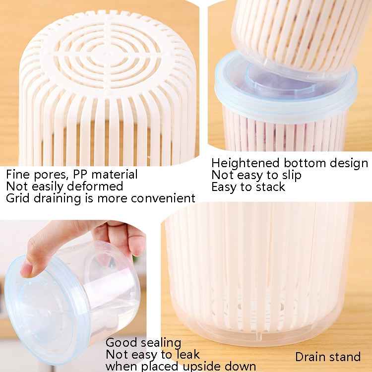 Onion Ginger Garlic Drainage Storage Box Kitchen Vegetable Plastic Storage Box Refrigerator Seal Storage Box