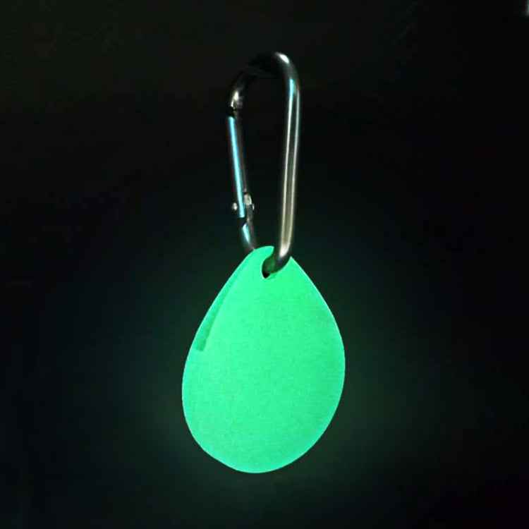 2 PCS Drop Shape Shockproof Anti-scratch Silicone Protective Case with Carabiner for AirTag