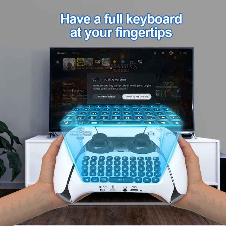 JYS-P5121 Bluetooth Wireless Handle Keyboard Can Chat Voice External Keyboard Suitable For PS5