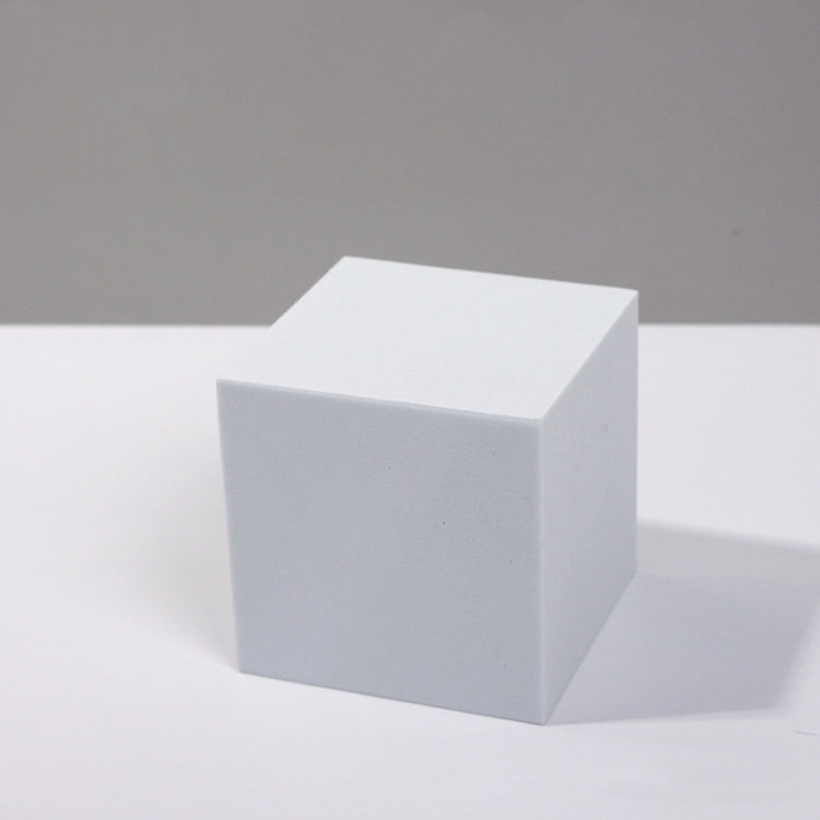 8 PCS Geometric Cube Photo Props Decorative Ornaments Photography Platform, Colour: 5 x 5 x 5cm Small White Square, Small White Square, Large White Square, Small White Rectangular, Large White Rectangular, Small White Cylindrical, Large White Cylindric...