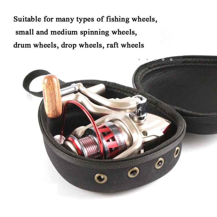 JSFUN Water Drop-Shaped Fishing Wheel Bag Spinning Wheel Accessories Fishing Gear Bag Fishing Wheel Protective Cover