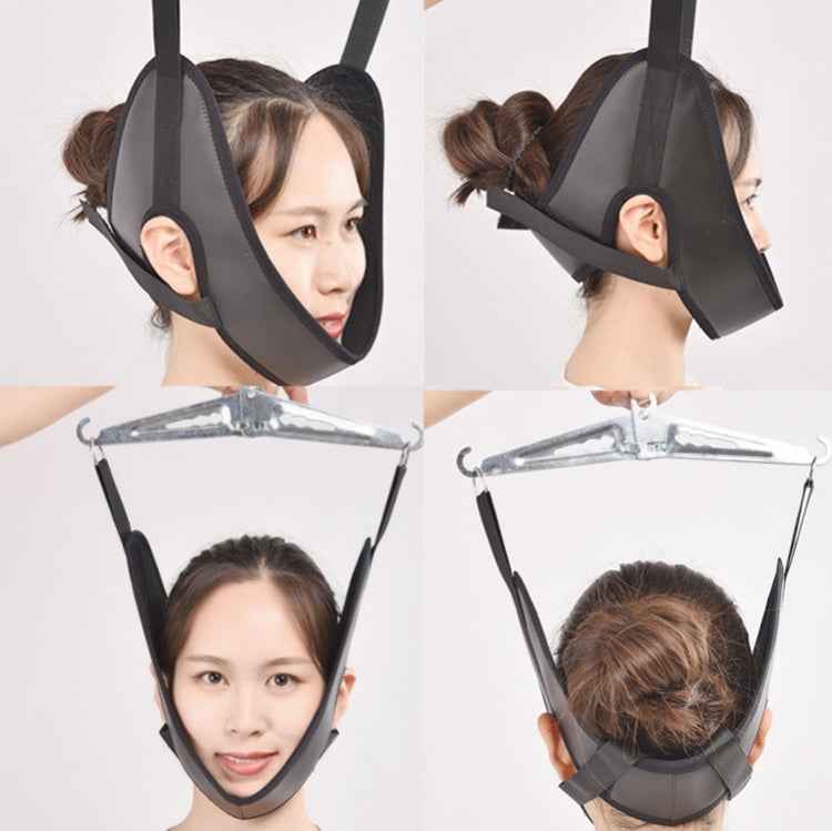 Thick Leather Cervical Traction Belt Neck Stretch Belt