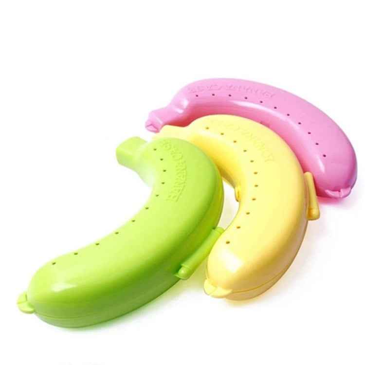 2 PCS Cute 3 Colors Fruit Banana Protector Box Lunch Container Storage Box for Kids
