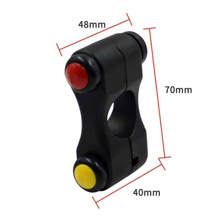 Motorcycle Electric Car Modified Accessories Three Button Multi-Function Start Speaker Far Near Light Switches