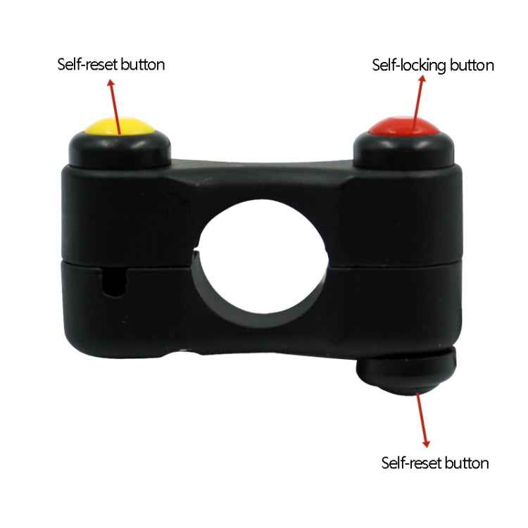 Motorcycle Electric Car Modified Accessories Three Button Multi-Function Start Speaker Far Near Light Switches