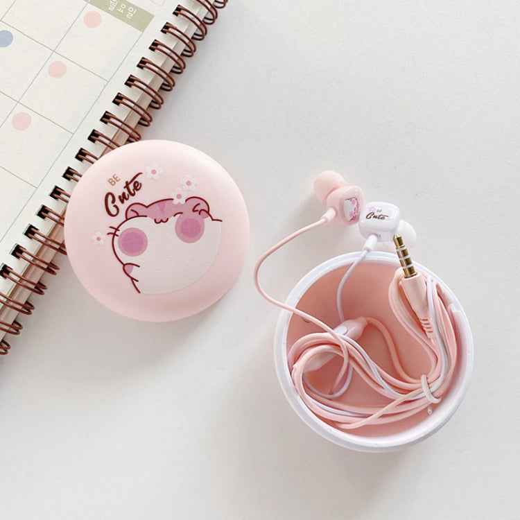 2 Pairs Heavy Bass Wired Headset Mobile Phone Universal Headset with Storage Box & Microphone