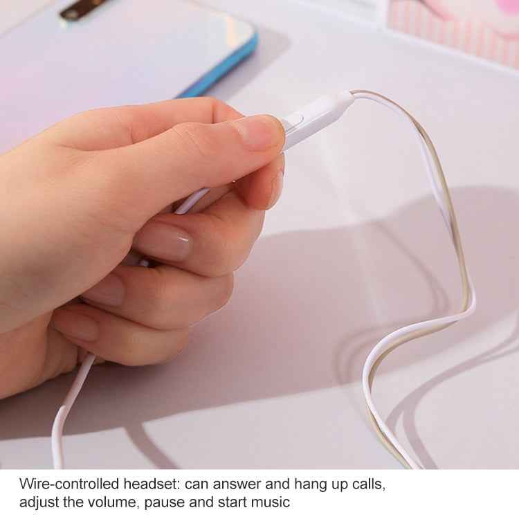 2 Pairs Cartoon Pattern Heavy Bass In-Ear Headphones Universal Wired Headphones with Microphone