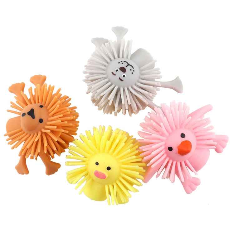 20 PCS TPR Small Animal Finger Doll Soft Rubber Kindergarten Hand Puppet Toys, Random Color and Style Delivery