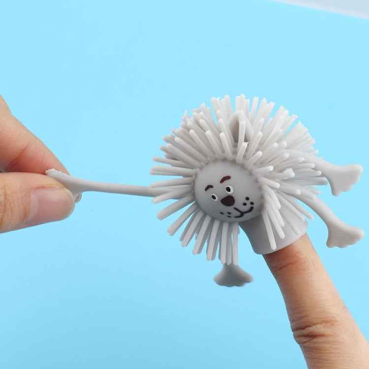 20 PCS TPR Small Animal Finger Doll Soft Rubber Kindergarten Hand Puppet Toys, Random Color and Style Delivery, 20 PCS Animal