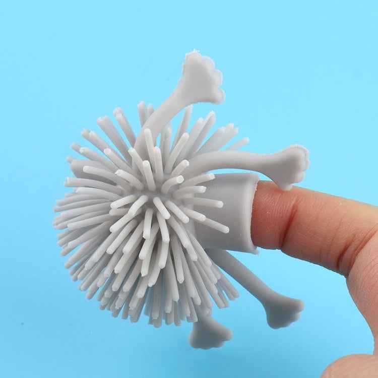 20 PCS TPR Small Animal Finger Doll Soft Rubber Kindergarten Hand Puppet Toys, Random Color and Style Delivery