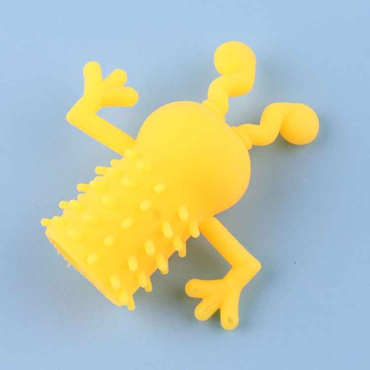 20 PCS Mini Finger Doll TPR Soft Rubber Monster Finger Cover Toys, Random Color and Style Delivery