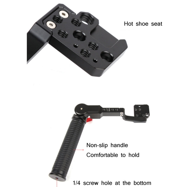 Sunnylife RO-Q9233 Carry Type Adjustable Angle SLR Stabilizer Handle For DJI RONIN RS-C2 / RONIN S / SC