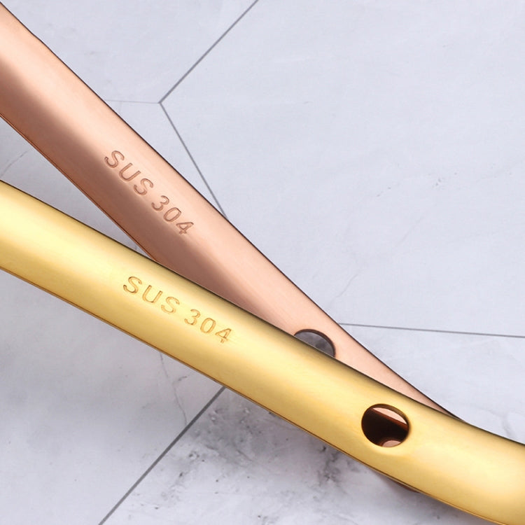 304 Stainless Steel Rice Spoon Household Thickened Large Soup Spoon,Random Color Delivery, Large Soup Spoon