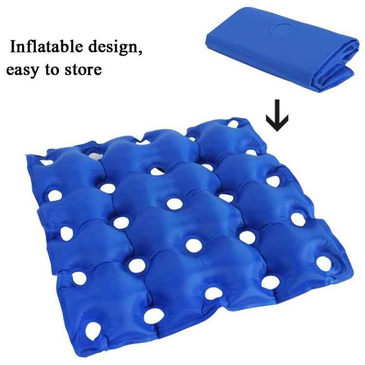 Square 25-hole Anti-decubitus Inflatable Cushion Medical Wheelchair Inflatable Cushion