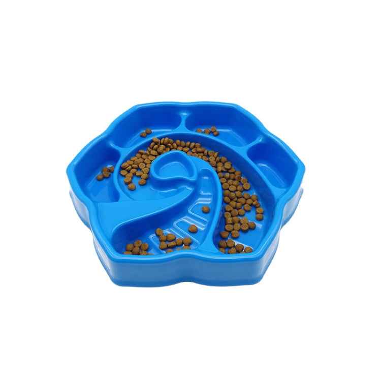 Pet Conch-Shaped Slow Food Bowl Choking-Proof Food Box For Dogs & Cats Random Colour Delivery