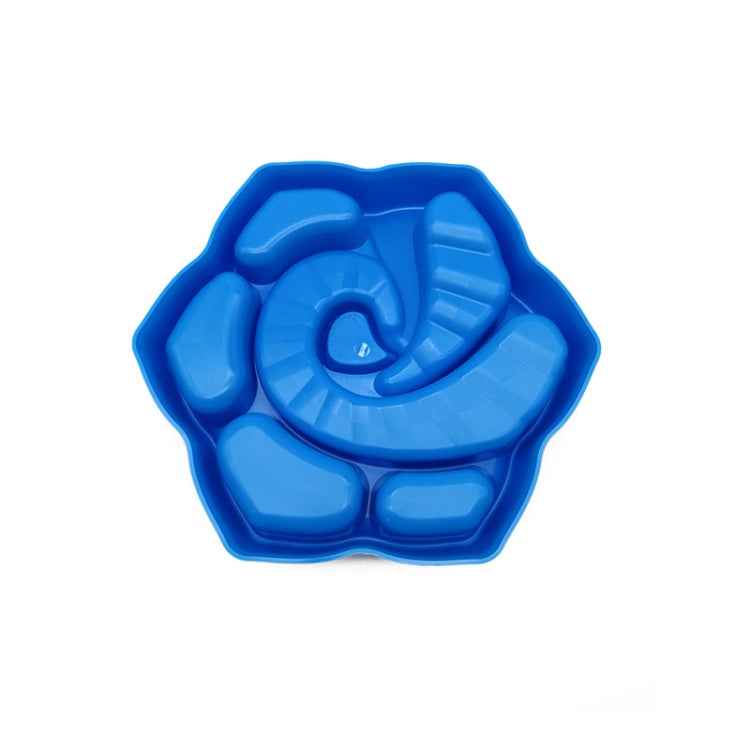 Pet Conch-Shaped Slow Food Bowl Choking-Proof Food Box For Dogs & Cats Random Colour Delivery