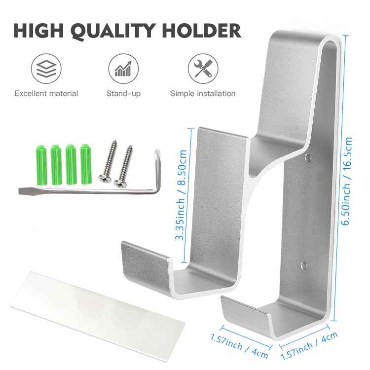 Gamepad & Headphone Three-In-One Wall Mounted Hanger For PS5 / PS4