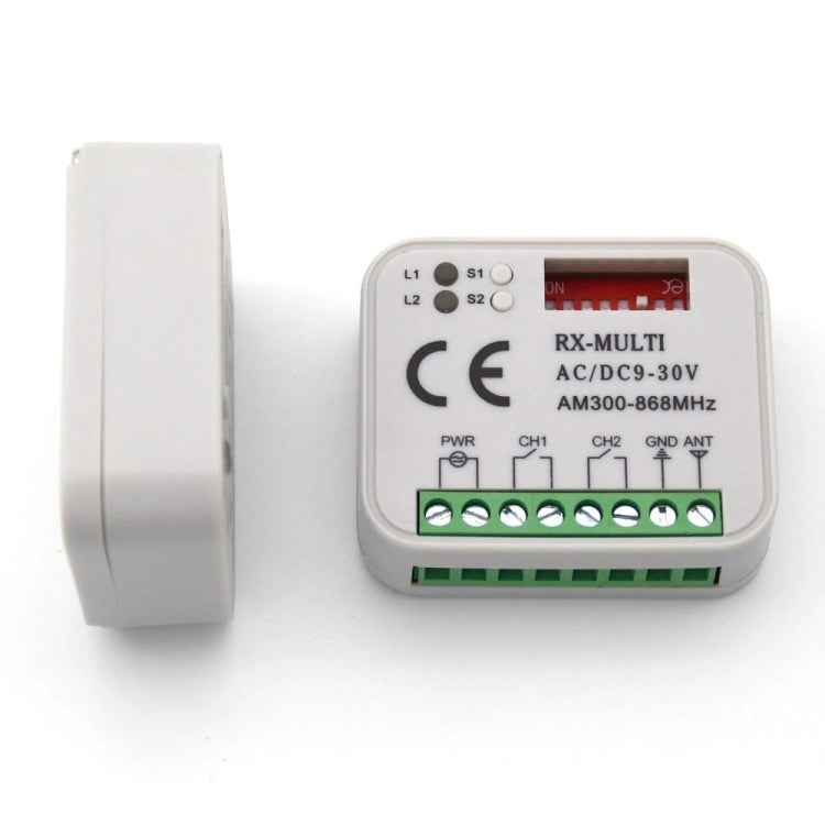 LZ-068 Garage Door Rolling Code Fixed Code Multi-Frequency Remote Control Receiver Switch