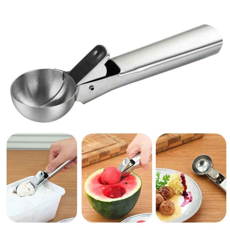 Stainless Steel Ice Cream Spoon Dessert Spoon Ice Cream Scooper