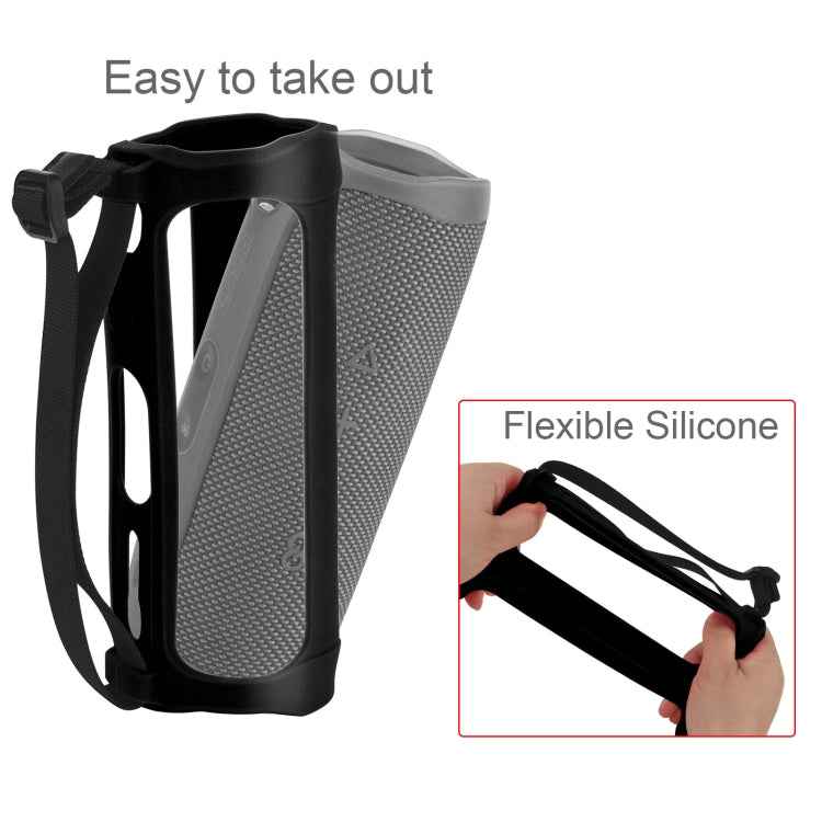 Suitable for JBL Flip5 Speaker Silicone Protective Sleeve Hollow Portable Soft Silicone Sleeve
