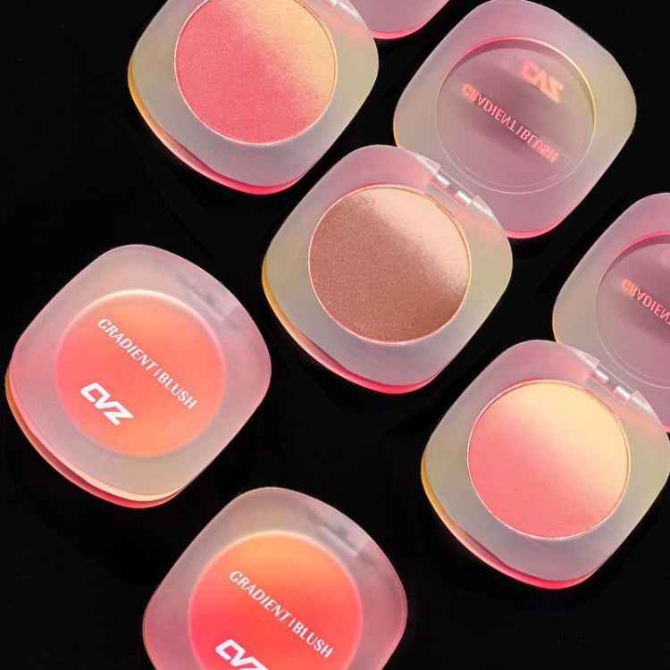 CVZ 3PCS/Set+Brush Three-Color Gradient Delicate Natural Nude Makeup Blush