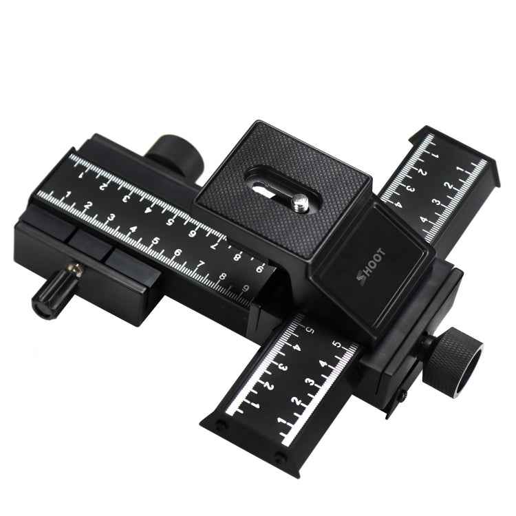 Shoot 4-Way Macro Focusing Focus Rail Slider / Close-Up Shooting Rail Slider