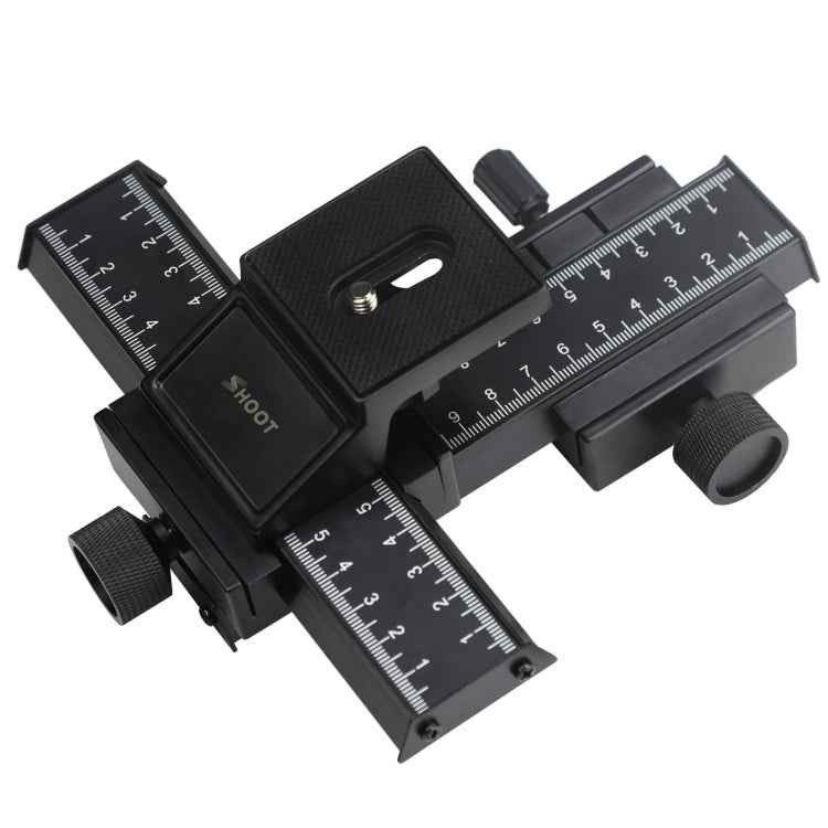 Shoot 4-Way Macro Focusing Focus Rail Slider / Close-Up Shooting Rail Slider