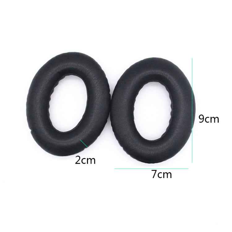2 PCS Headset Sponge Cover Earmuffs For Bose QC25 / QC15 / QC2 / QC35 / AE2i