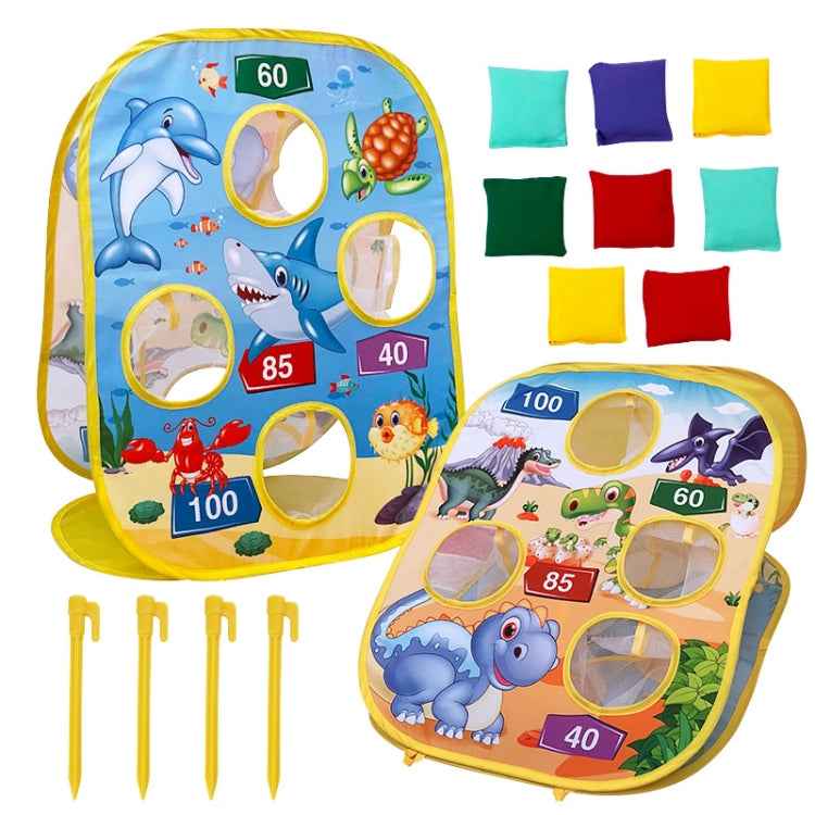 Children Folding Dinosaur Ocean Throwing Sandbags Tent Toy