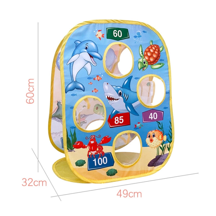 Children Folding Dinosaur Ocean Throwing Sandbags Tent Toy, Throwing Sandbags Tent Toy