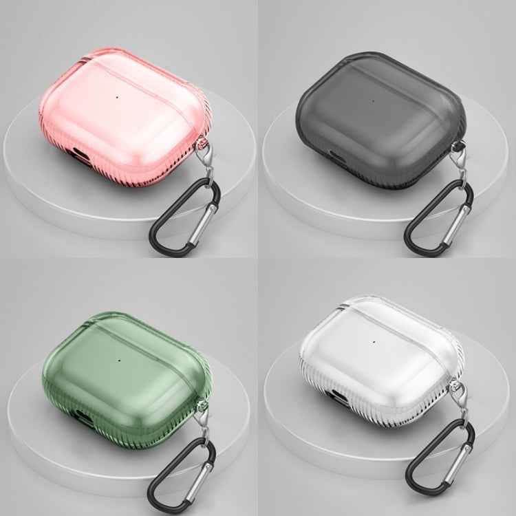 2 PCS Earphone Protective Cover TPU Airbag Transparent Protective Shell For AirPods Pro