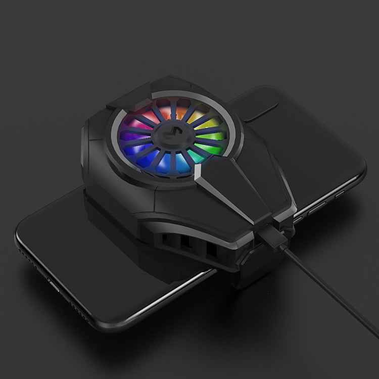 MEMO Semiconductor Cooling Mobile Phone Radiator with Colorful Lights