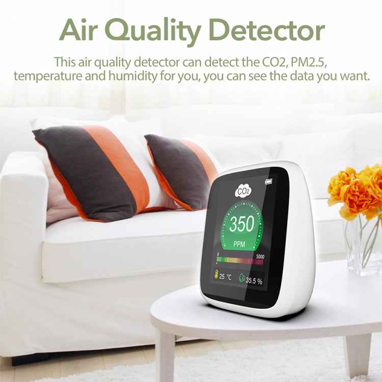 DM1308 CO2 Monitor Tester Indoor Air Quality 400-5000ppm Digital Carbon Dioxide Temperature Humidity NDIR Sensor