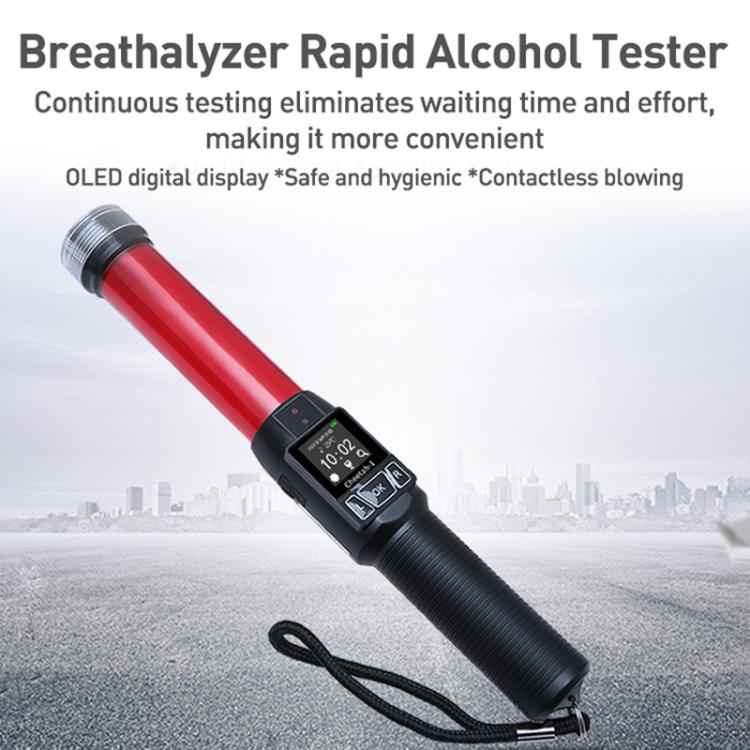 Cheetah No. 1 Alcohol Tester Blowing Baton Alcohol Tester With Flashlight Function,CN Plug