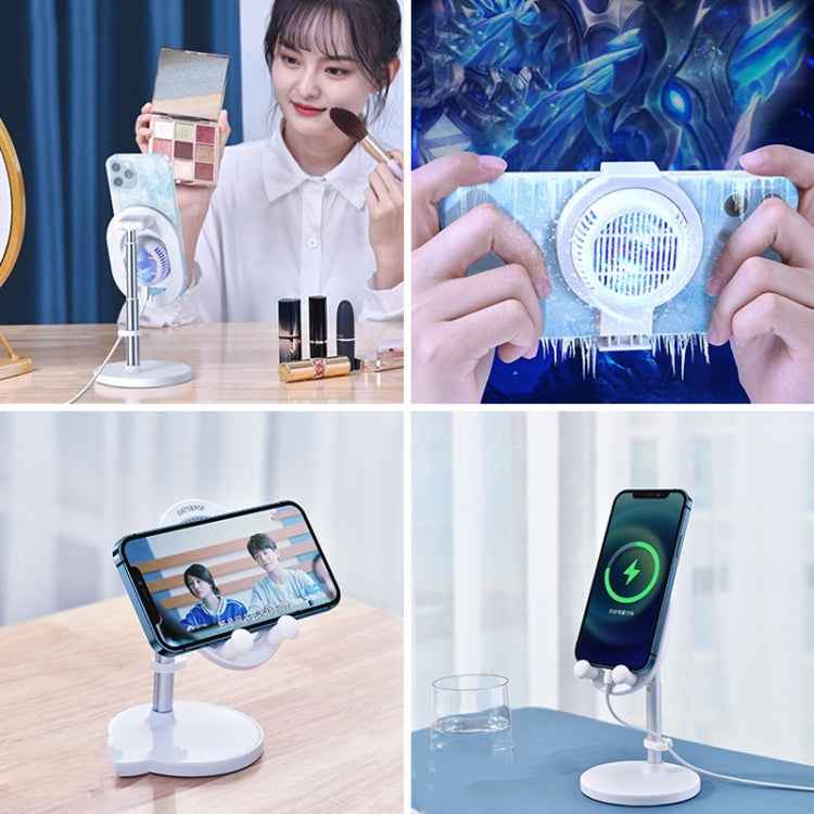 OATSBASF Live Telescopic Desktop Radiator Compact Portable Cooling Phone Holder, Standard: