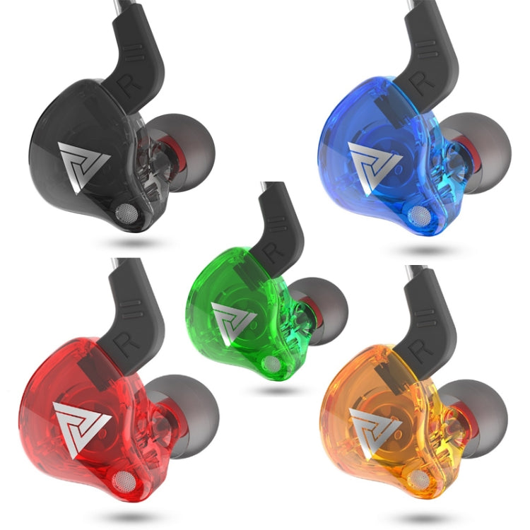 QKZ AK6 2 PCS In-Ear 3.5mm Wired Subwoofer Sports Earphones, 2 PCS, 2 Pair